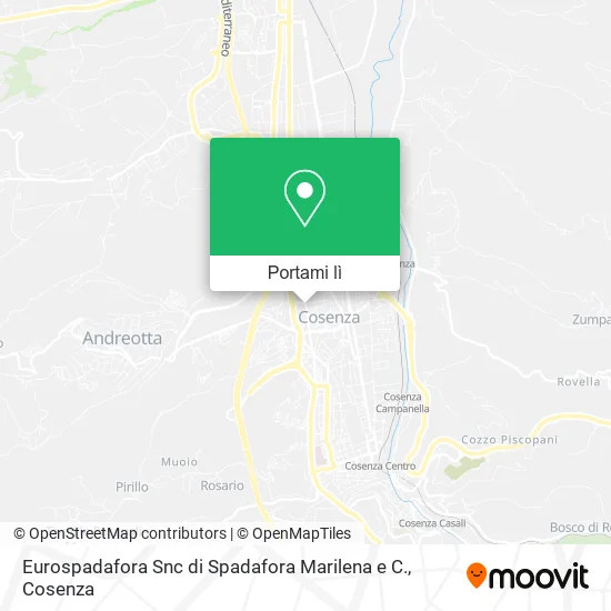 Mappa Eurospadafora Snc di Spadafora Marilena e C.