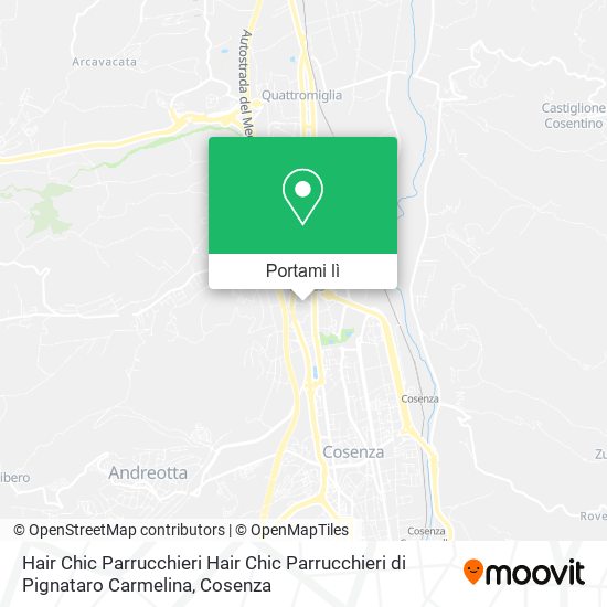 Mappa Hair Chic Parrucchieri Hair Chic Parrucchieri di Pignataro Carmelina