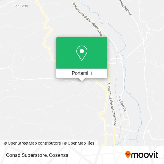 Mappa Conad Superstore