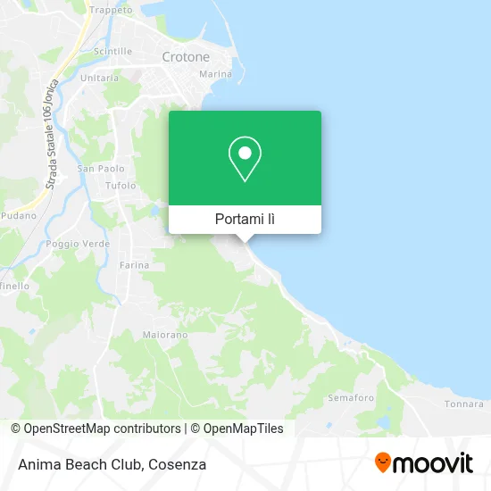 Mappa Anima Beach Club