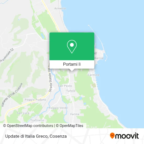 Mappa Update di Italia Greco