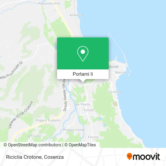 Mappa Riciclia Crotone