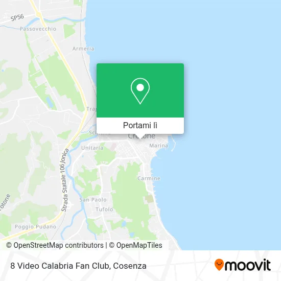Mappa 8 Video Calabria Fan Club