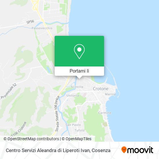 Mappa Centro Servizi Aleandra di Liperoti Ivan