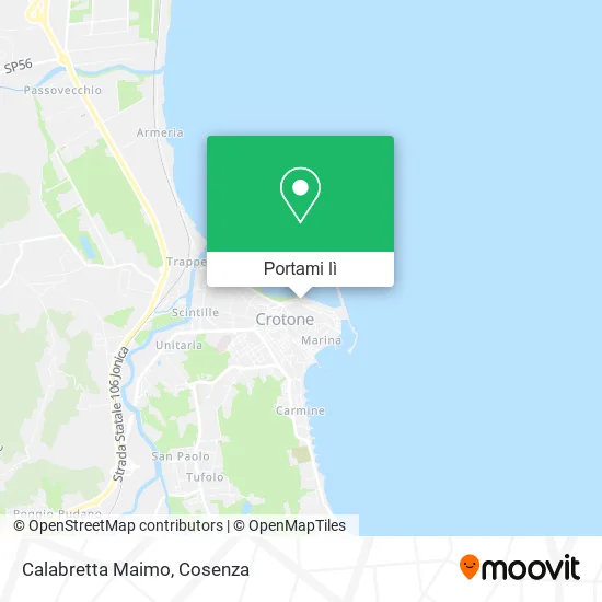 Mappa Calabretta Maimo