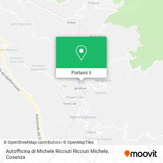 Mappa Autofficina di Michele Ricciuti Ricciuti Michele