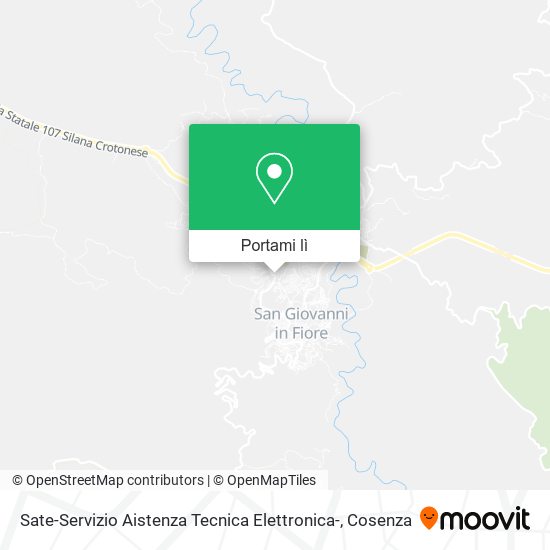 Mappa Sate-Servizio Aistenza Tecnica Elettronica-