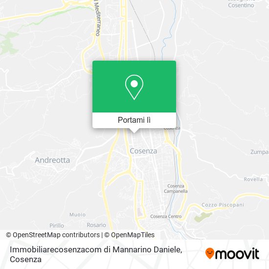 Mappa Immobiliarecosenzacom di Mannarino Daniele