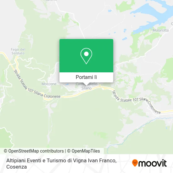 Mappa Altipiani Eventi e Turismo di Vigna Ivan Franco