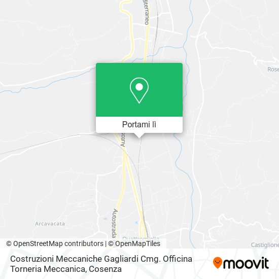 Mappa Costruzioni Meccaniche Gagliardi Cmg. Officina Torneria Meccanica