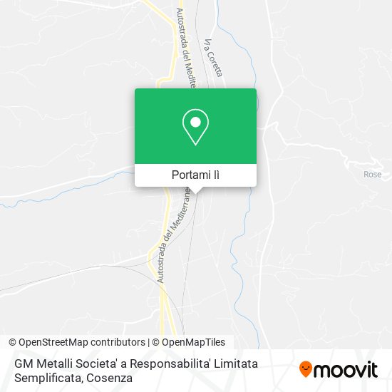 Mappa GM Metalli Societa' a Responsabilita' Limitata Semplificata