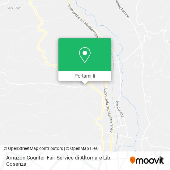 Mappa Amazon Counter-Fair Service di Altomare Lib