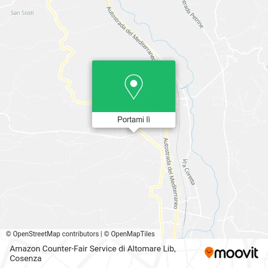 Mappa Amazon Counter-Fair Service di Altomare Lib