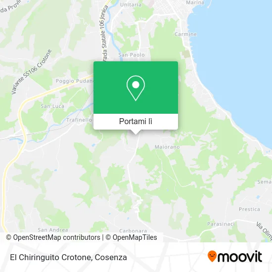 Mappa El Chiringuito Crotone