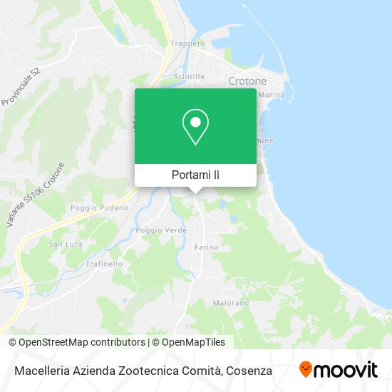 Mappa Macelleria Azienda Zootecnica Comità