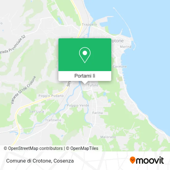 Mappa Comune di Crotone