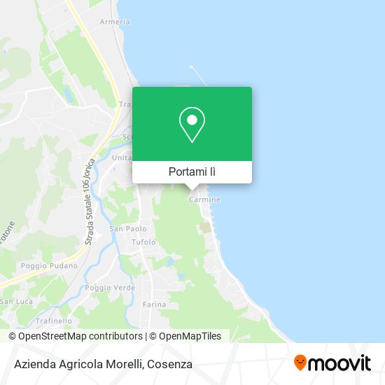 Mappa Azienda Agricola Morelli