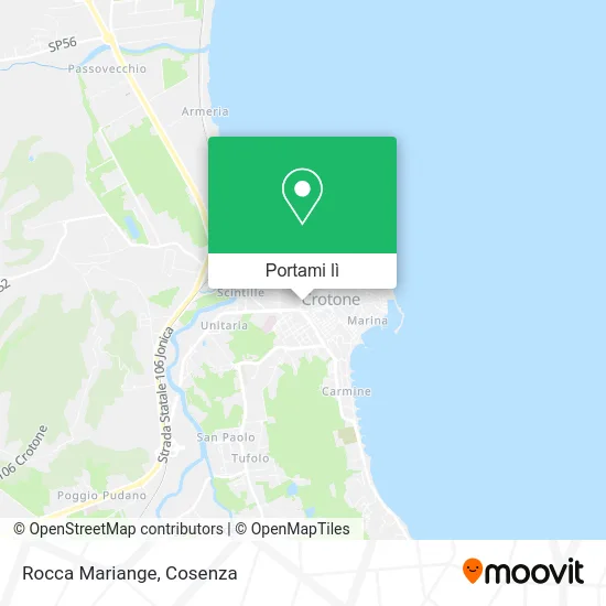 Mappa Rocca Mariange