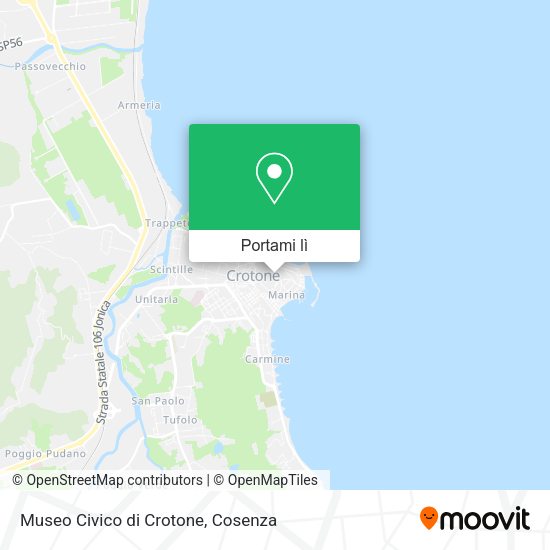 Mappa Museo Civico di Crotone