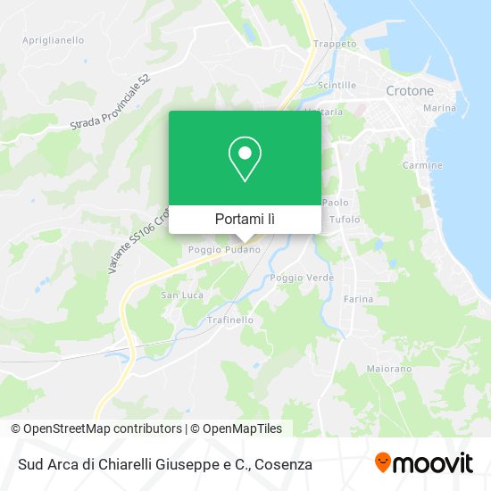 Mappa Sud Arca di Chiarelli Giuseppe e C.