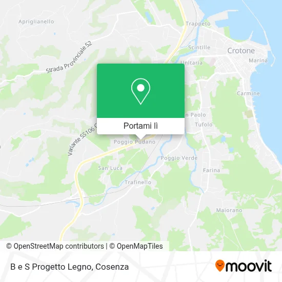 Mappa B e S Progetto Legno
