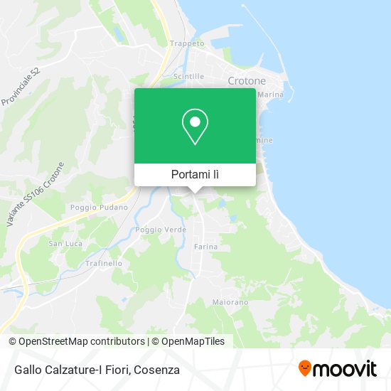 Mappa Gallo Calzature-I Fiori