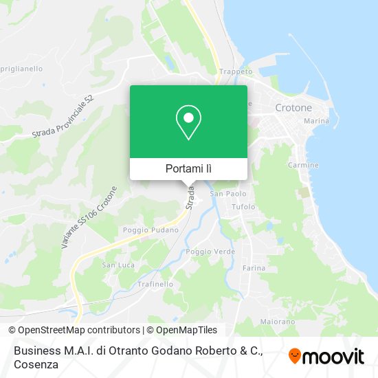 Mappa Business M.A.I. di Otranto Godano Roberto & C.