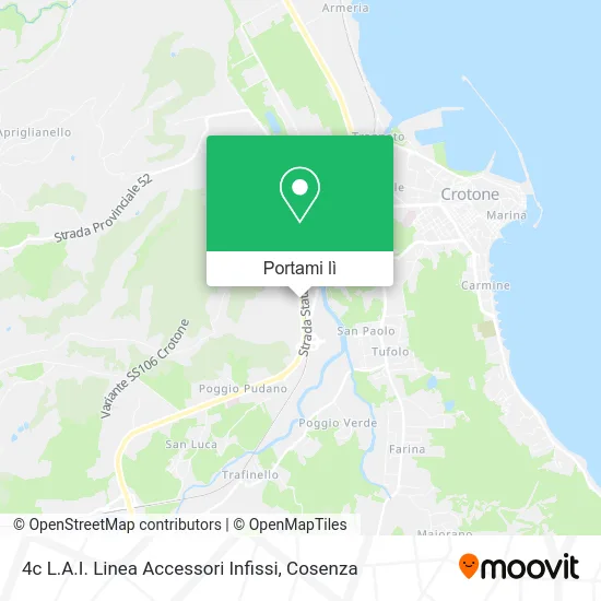 Mappa 4c L.A.I. Linea Accessori Infissi