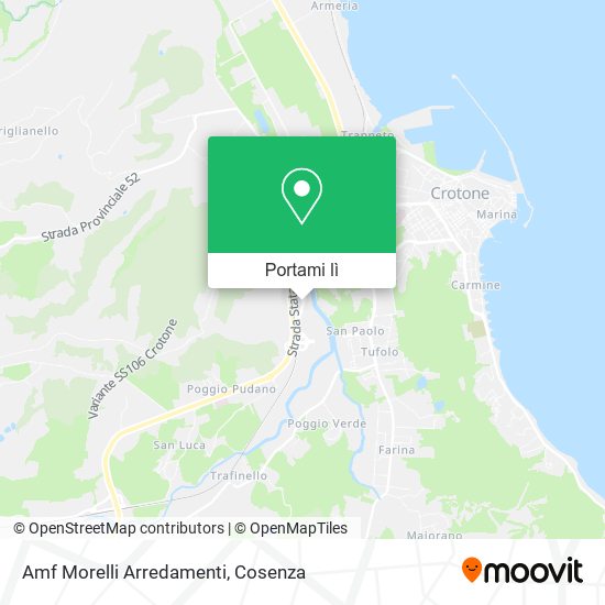 Mappa Amf Morelli Arredamenti