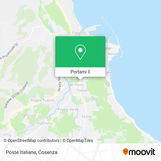 Mappa Poste Italiane