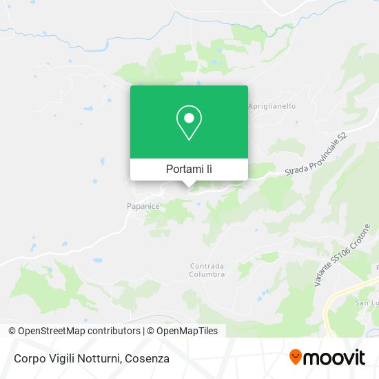 Mappa Corpo Vigili Notturni