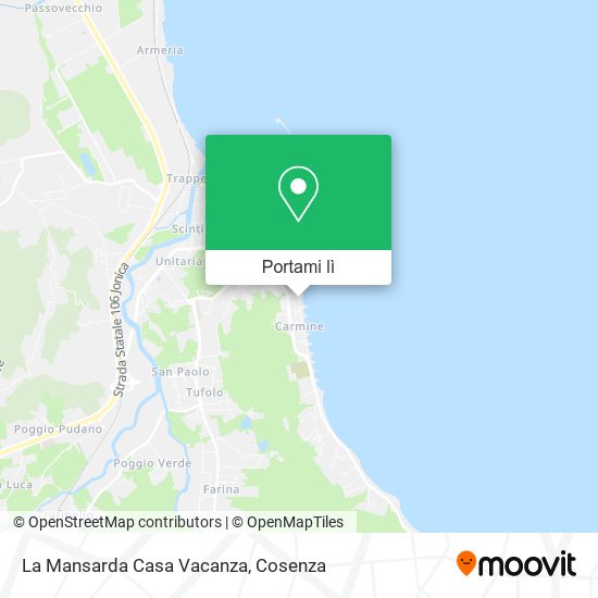 Mappa La Mansarda Casa Vacanza