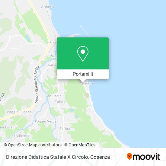 Mappa Direzione Didattica Statale X Circolo