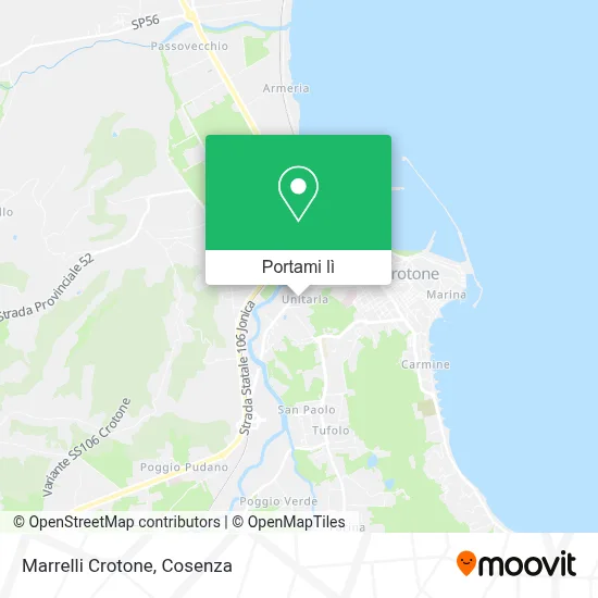 Mappa Marrelli Crotone