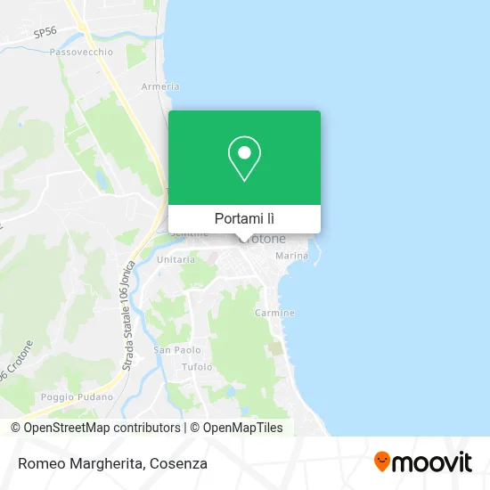 Mappa Romeo Margherita