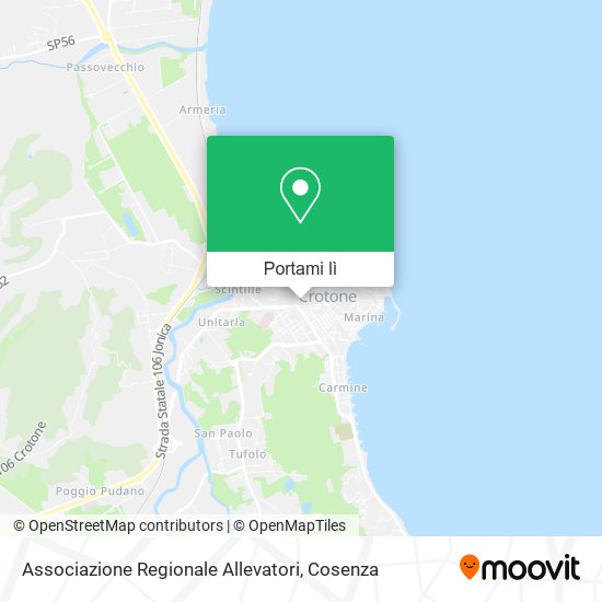 Mappa Associazione Regionale Allevatori