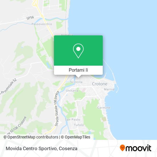 Mappa Movida Centro Sportivo