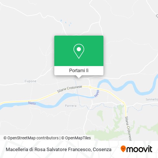 Mappa Macelleria di Rosa Salvatore Francesco