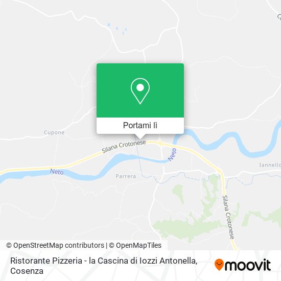 Mappa Ristorante Pizzeria - la Cascina di Iozzi Antonella