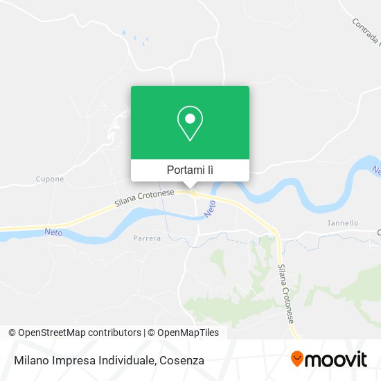 Mappa Milano Impresa Individuale