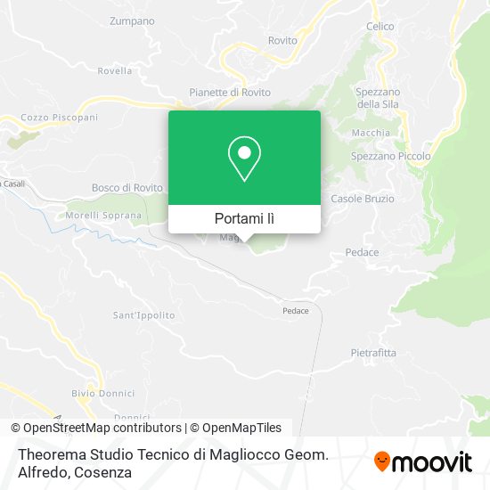 Mappa Theorema Studio Tecnico di Magliocco Geom. Alfredo