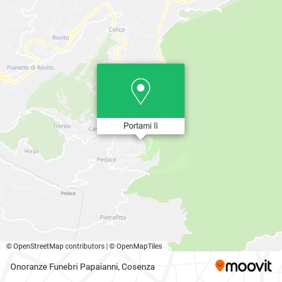 Mappa Onoranze Funebri Papaianni