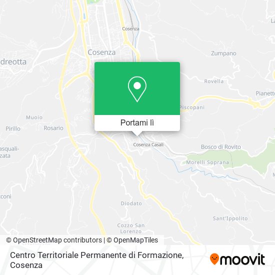 Mappa Centro Territoriale Permanente di Formazione