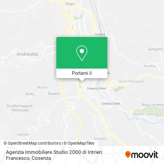 Mappa Agenzia Immobiliare Studio 2000 di Intrieri Francesco