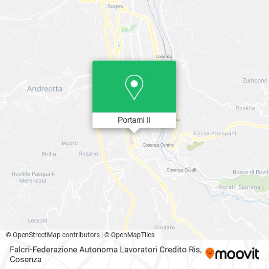 Mappa Falcri-Federazione Autonoma Lavoratori Credito Ris