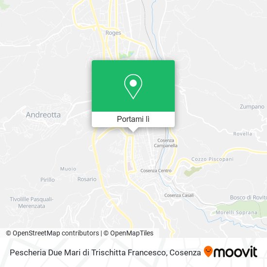 Mappa Pescheria Due Mari di Trischitta Francesco