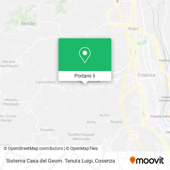 Mappa Sistema Casa del Geom. Tenuta Luigi