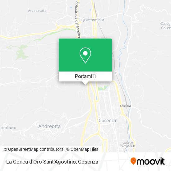 Mappa La Conca d'Oro Sant'Agostino