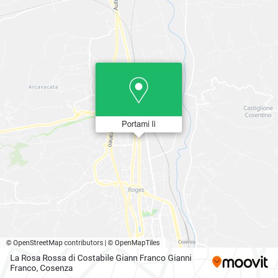 Mappa La Rosa Rossa di Costabile Giann Franco Gianni Franco