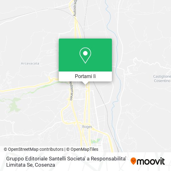 Mappa Gruppo Editoriale Santelli Societa' a Responsabilita' Limitata Se